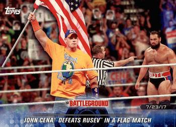 John Cena Defeats Rusev in a Flag Match - Battleground 2017