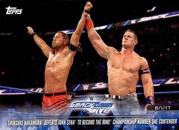 Shinsuke Nakamura Defeats John Cena to become the WWE Championship Number One Contender - SmackDown LIVE