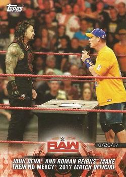 John Cena and Roman Reigns Make their No Mercy 2017 Match Official - Raw - 8/28/17