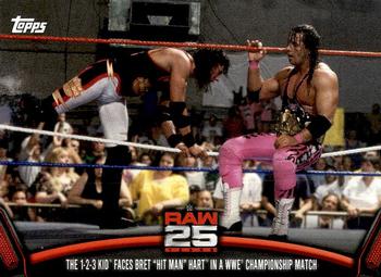 The 1-2-3 Kid Faces Bret "Hit Man" Hart In A WWE Championship Match 