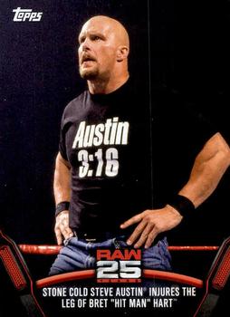 Stone Cold Steve Austin Injures The Leg Of Bret "Hit Man" Hart 