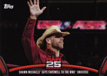Shawn Michaels Says Farewell To The WWE Universe 
