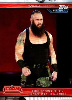 Braun Strowman Defeats Big Show in a Steel Cage Match
