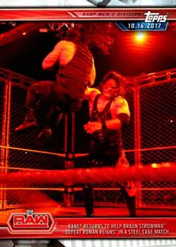 Kane Returns to Help Braun Strowman Defeat Roman Reigns in a Steel Cage Match