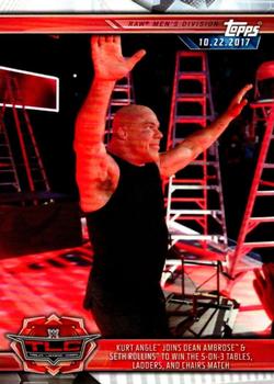 Kurt Angle Joins Dean Ambrose & Seth Rollins to Win the 5-on-3 Tables, Ladders, and Chairs Match