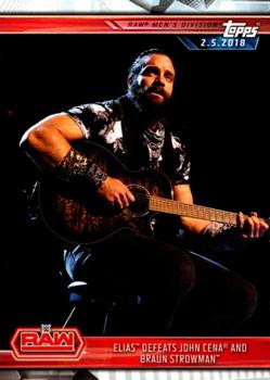 Elias Defeats John Cena and Braun Strowman