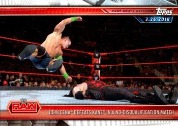 John Cena Defeats Kane in a No-Disqualification Match