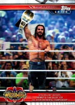 Seth Rollins Defeats The Miz & Finn Balor for the Intercontinental Championship