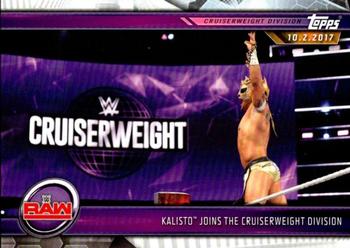 Kalisto Joins the Cruiserweight Division
