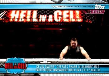 Kevin Owens Defeats Shane McMahon in a Falls Count Anywhere Hell in a Cell Match