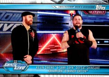 Kevin Owens & Sami Zayn Defeat Shinsuke Nakamura & Randy Orton