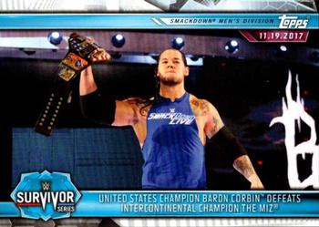United States Champion Baron Corbin Defeats Intercontinental Champion The Miz