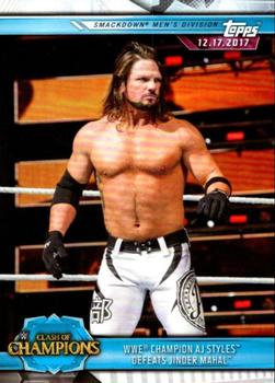 WWE Champion AJ Styles Defeats Jinder Mahal