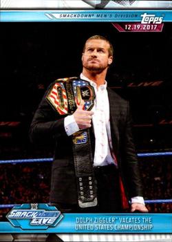 Dolph Ziggler Vacates the United States Championship
