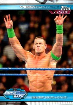 John Cena Defeats AJ Styles