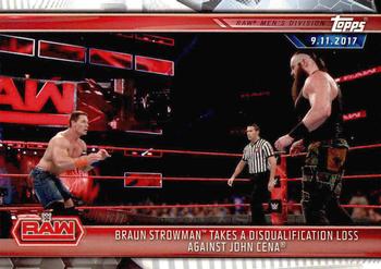 Braun Strowman Takes a Disqualification Loss Against John Cena