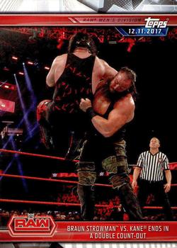 Braun Strowman vs. Kane Ends in a Double Count-Out