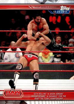 Seth Rollins &amp; Jason Jordan Defeat Cesaro &amp; Sheamus for the Raw Tag Team Championship