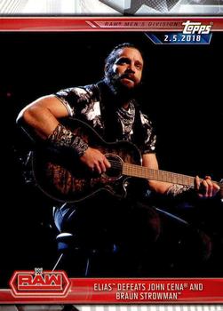 Elias Defeats John Cena and Braun Strowman