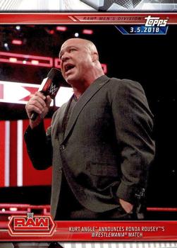 Kurt Angle Announces Ronda Rousey's WrestleMania Match