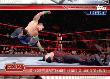 John Cena Defeats Kane in a No-Disqualification Match