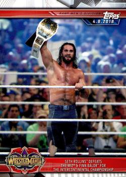 Seth Rollins Defeats The Miz & Finn Bálor for the Intercontinental Championship