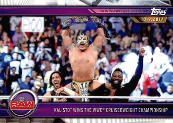 Kalisto Wins the WWE Cruiserweight Championship