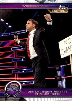 Drew Gulak’s PowerPoint Presentation Continues Uninterrupted