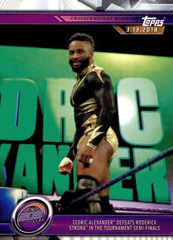 Cedric Alexander Defeats Roderick Strong in the Tournament Semi-finals