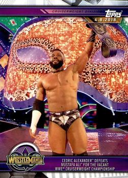 Cedric Alexander Defeats Mustafa Ali for the vacant WWE Cruiserweight Championship