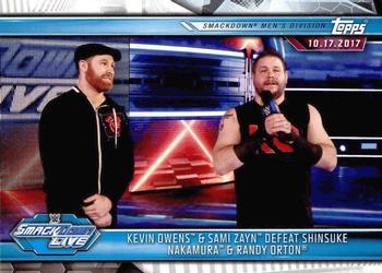 Kevin Owens &amp; Sami Zayn Defeat Shinsuke Nakamura &amp; Randy Orton