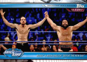 Rusev &amp; Aiden English Defeat The New Day