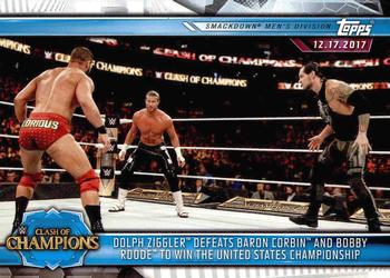 Dolph Ziggler Defeats Baron Corbin and Bobby Roode to Win the United States Championship