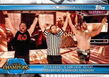 Kevin Owens &amp; Sami Zayn Defeat Randy Orton &amp; Shinsuke Nakamura