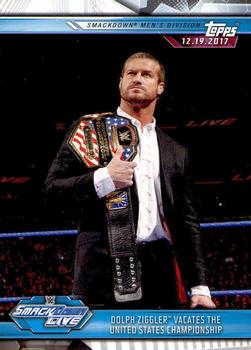 Dolph Ziggler Vacates the United States Championship
