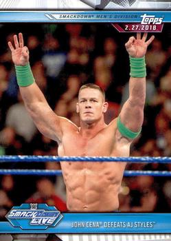 John Cena Defeats AJ Styles