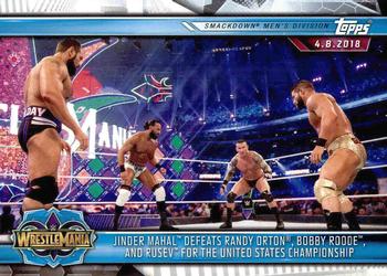 Jinder Mahal Defeats Randy Orton, Bobby Roode, and Rusev for the United States Championship