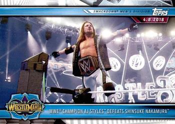 WWE Champion AJ Styles Defeats Shinsuke Nakamura