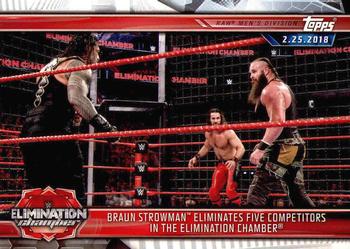 Braun Strowman Eliminates Five Competitors in the Elimination Chamber