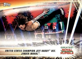 United States Champion Jeff Hardy def. Jinder Mahal 