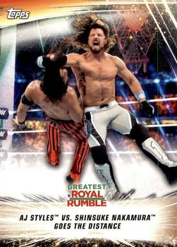 AJ Styles vs. Shinsuke Nakamura Goes the Distance 