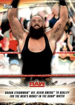 Braun Strowman def. Kevin Owens to Qualify for the Men's Money in the Bank Match 