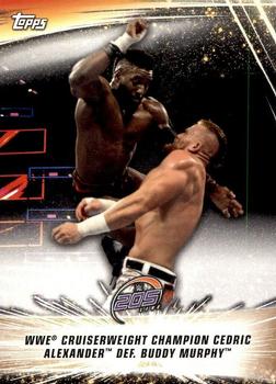 WWE Cruiserweight Champion Cedric Alexander def. Buddy Murphy 