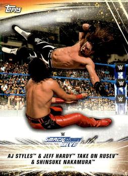 AJ Styles & Jeff Hardy Take on Rusev & Shinsuke Nakamura