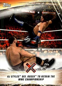 AJ Styles def. Rusev to Retain the WWE Championship