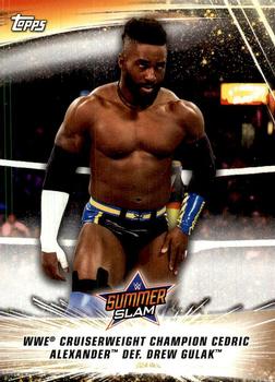 WWE Cruiserweight Champion Cedric Alexander def. Drew Gulak 