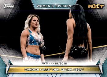 Candice LeRae def. Zelina Vega (NXT - 4/18/2018) 