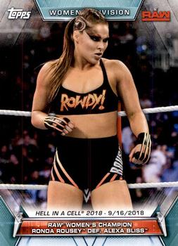 Raw Women's Champion Ronda Rousey def. Alexa Bliss (Hell in a Cell 2018 - 9/16/2018)