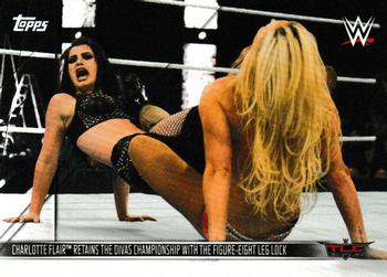 Charlotte Flair Retains the Divas Championship with the Figure-Eight Leg Lock 