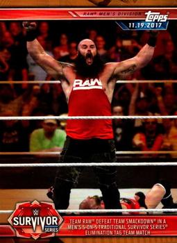Team Raw Defeat Team SmackDown in a Men’s 5-on-5 Traditional Survivor Series Elimination Tag Team Match